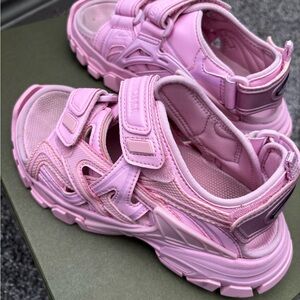 Balenciaga Kids Light Pink Sandals